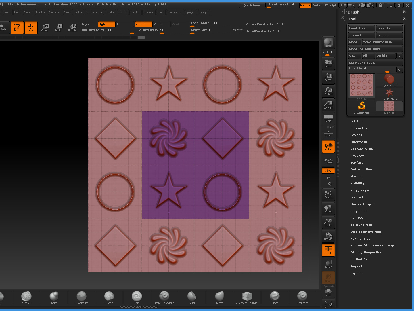 textureing in zbrush